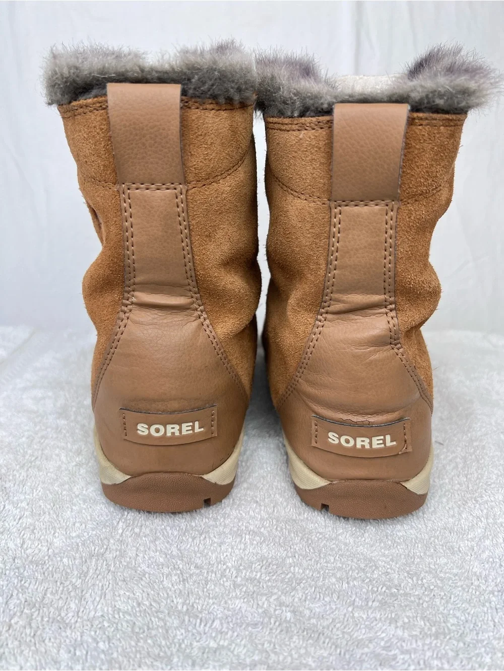 Sorel Explorer Brown Waterproof Boots Suede Women’s Size 6 NY2329 Winter Snow